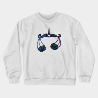 Libra Zodiac Sign Crewneck Sweatshirt